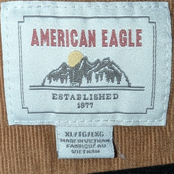 XL • American Eagle • Oversized Hooded Flannel 🧡 - Picture 4 of 7